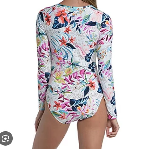 Mynah Exotic Floral One Piece Swimsuit SZ.S NWT - Picture 2 of 9